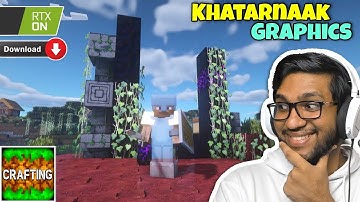 RTX Texture Pack For Crafting And Building | How To Add RTX Texture Pack In Crafting And Building