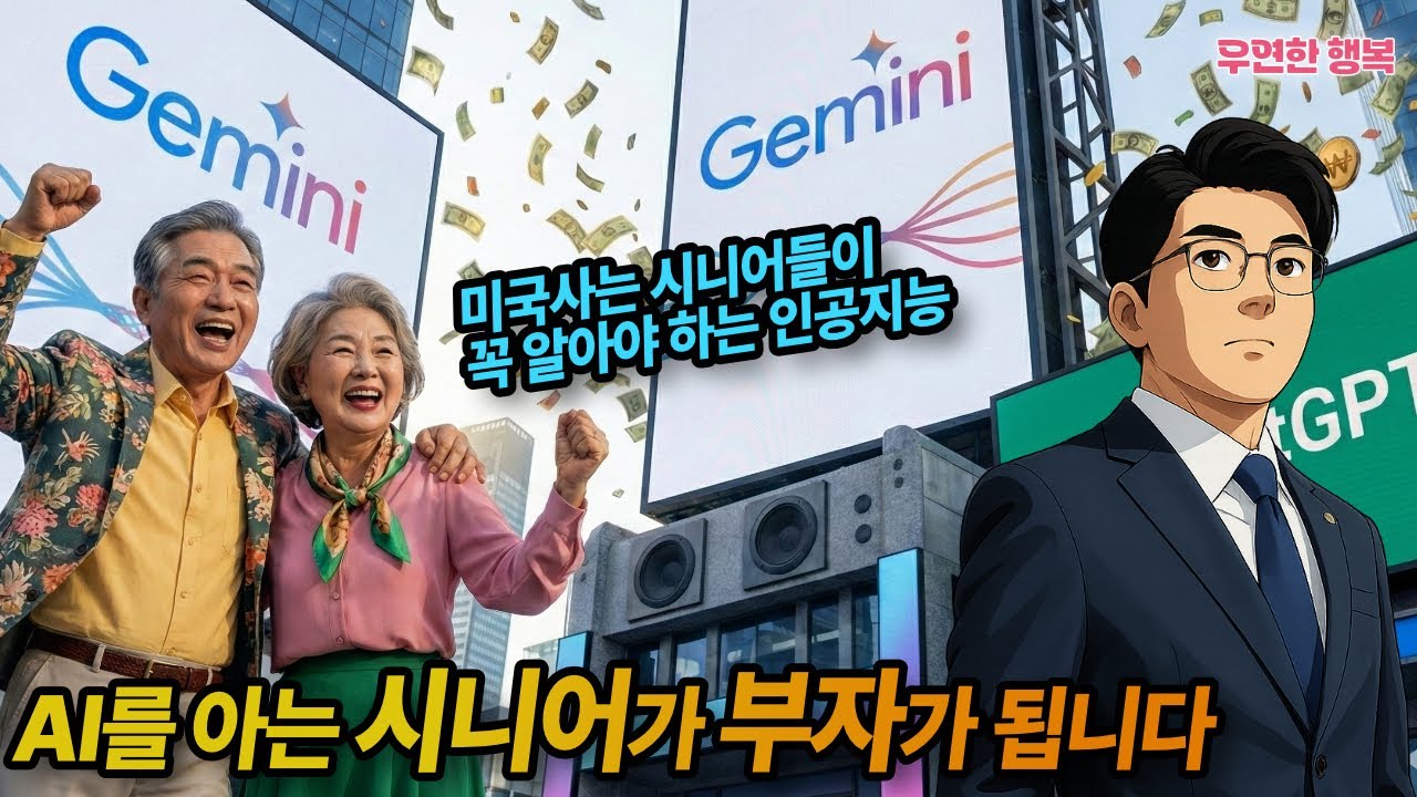 AI를 아는 시니어가 미래에 부자가 됩니다. 미국 시니어들을 위한 인공지능 사용 방법