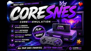 *FREE * SNES EMULATOR WITH NET PLAYI … And It’s INSANELY Smooth  | CoreSNES