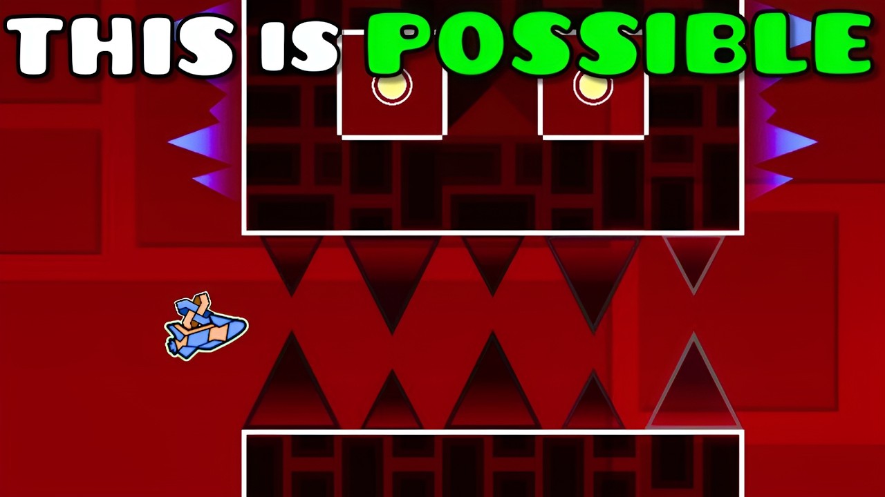 Can you BEAT Geometry Dash as LAGGY as POSSIBLE? - YouTube