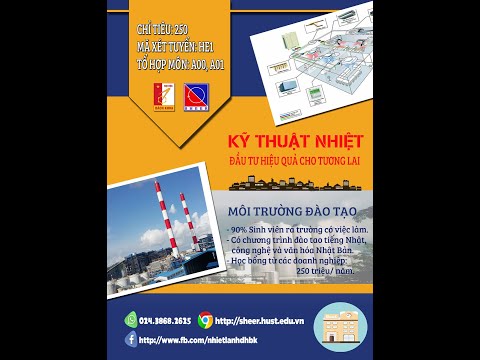 Video Ngành Kỹ thuật nhiệt (HE1) của Viện Nhiệt-Lạnh Trường... - youtube