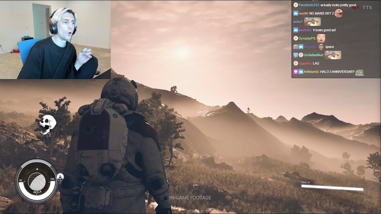 xQc Reacts to Starfield - Story Trailer