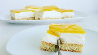 Mango-Maracuja-Torte ohne backen / erfrischende Kühlschranktorte / no bake