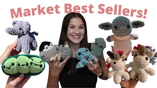 Best Seller Crochet Amigurumi Patterns To Make For Markets!! Crochet Plushies That Sell At Markets!