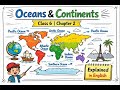 Oceans and Continents | Class 6 Geography Chapter 2 | NCERT Explained in English