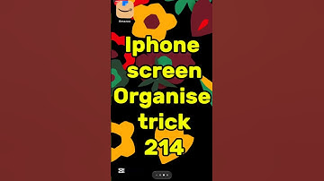 How To Organise Apps on Iphone Screen || Iphone Tips and Tricks 2025