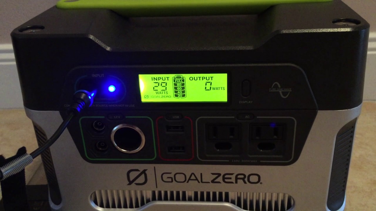 Goal Zero 23000 Yeti 400 Solar Generator + Boulder Solar Panel