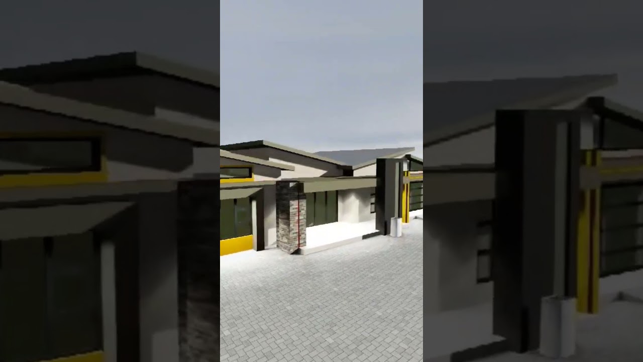 Butterfly+Skillion Roof