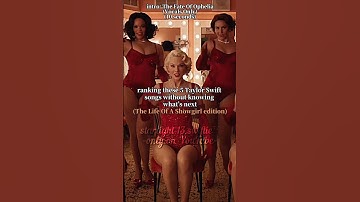 ranking 5 TS song without knowing what’s next (tloasg edition) I #taylorswift #viral #fyp #shorts