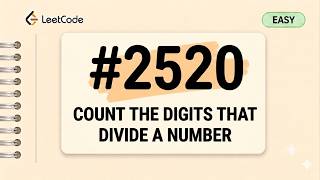 2520. Count the Digits That Divide a Number | Leetcode