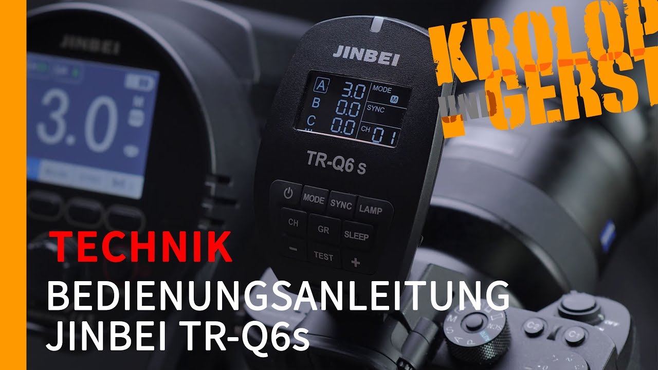 Demo Funkauslöser Sony, Canon, Nikon Jinbei TR-Q6 📷 TECHNIK 📷 Krolop&Gerst