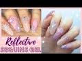 EASY REFLECTIVE SEQUINS GEL NAIL ART DESIGN | BORN PRETTY UNBOXING &amp; NUDE GLITTER NAILS  ✨