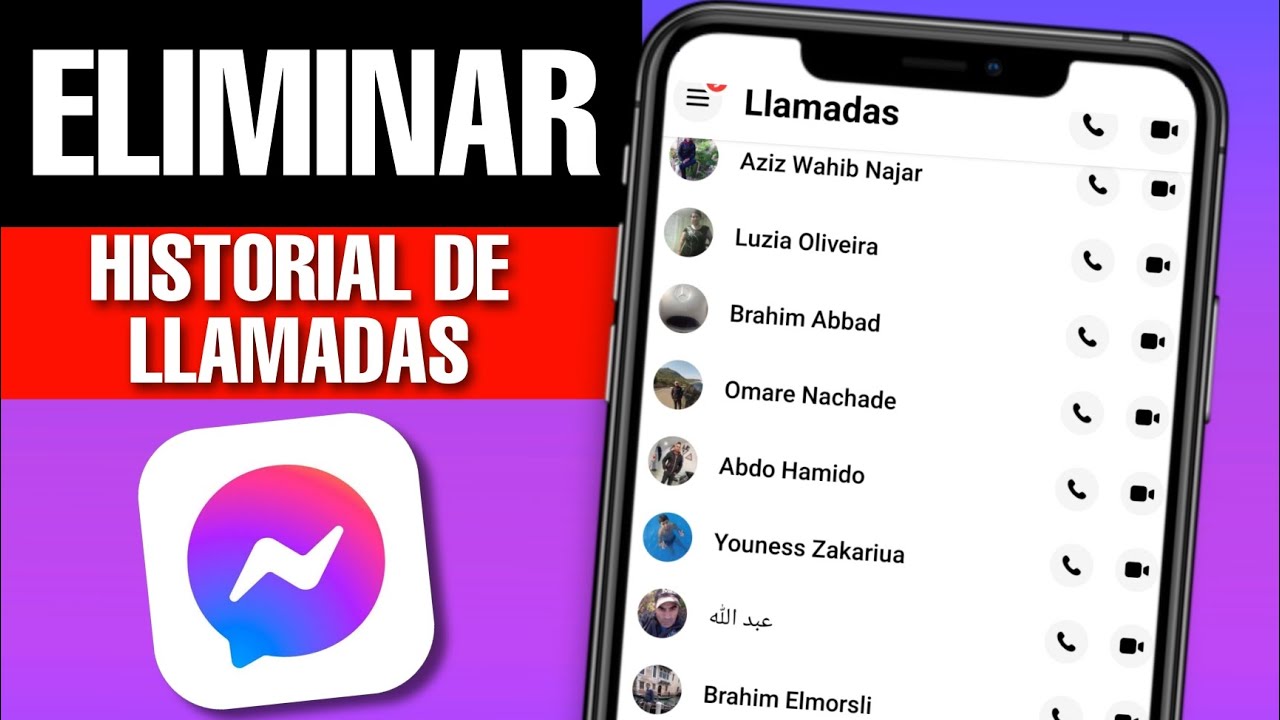 Como Eliminar el HISTORIAL de LLAMADAS en MESSENGER YouTube