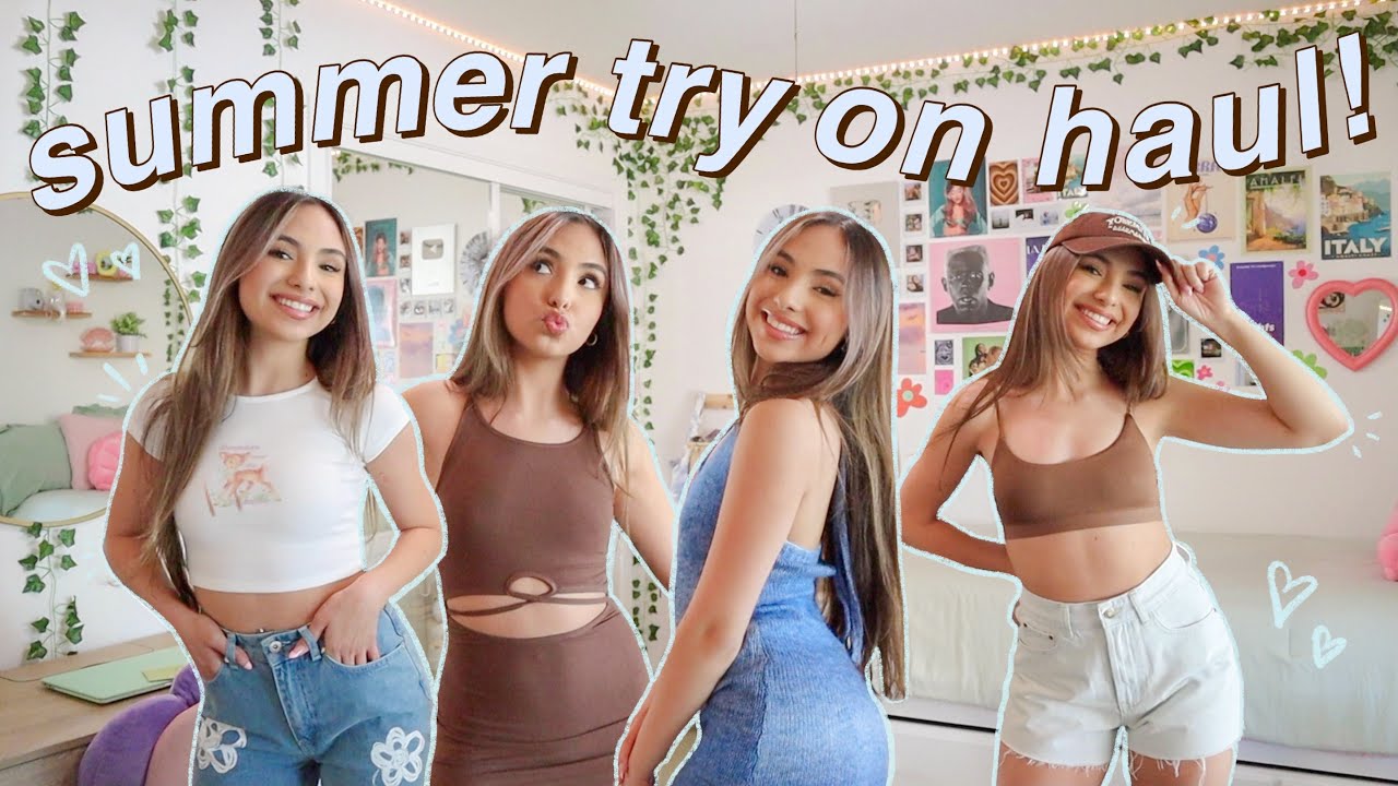 SUMMER TRENDY TRY ON CLOTHING HAUL 2021