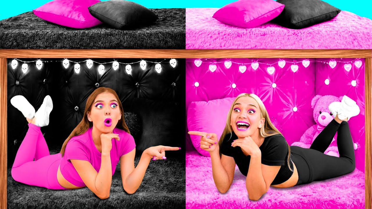 Geheime Räume Unter Dem Bett | Reich vs Pleite Lustige Situationen von Challenge Fun
