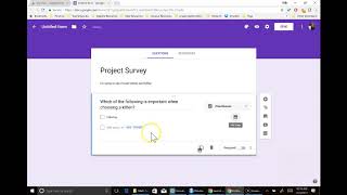 Math 119: Using Google Forms for Surveys