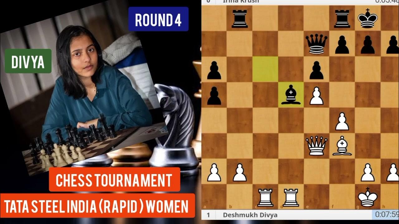 Tata Steel India 2023 Women Rapid R4-6: Divya Deshmukh domination continues  IM Divya Deshmukh won all three of her games on the second day…