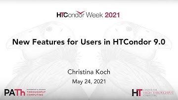 New Features for Users in HTCondor 9 0
