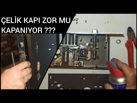 Zor kapanan çelik kapı kilit tamiratı nasıl yapılır? En garantili çözüm bu olabilir.