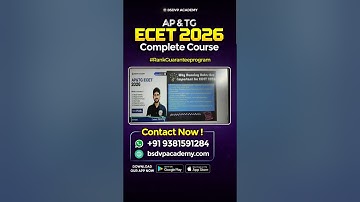 AP ECET 2026 RUNNING NOTES TIPS-PART 3| LIVE SESSION| BSDVP ACADEMY| TG ECET 2026