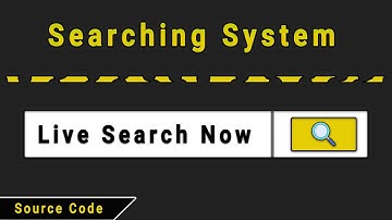 Create a Live Search in PHP With JQUERY & AJAX