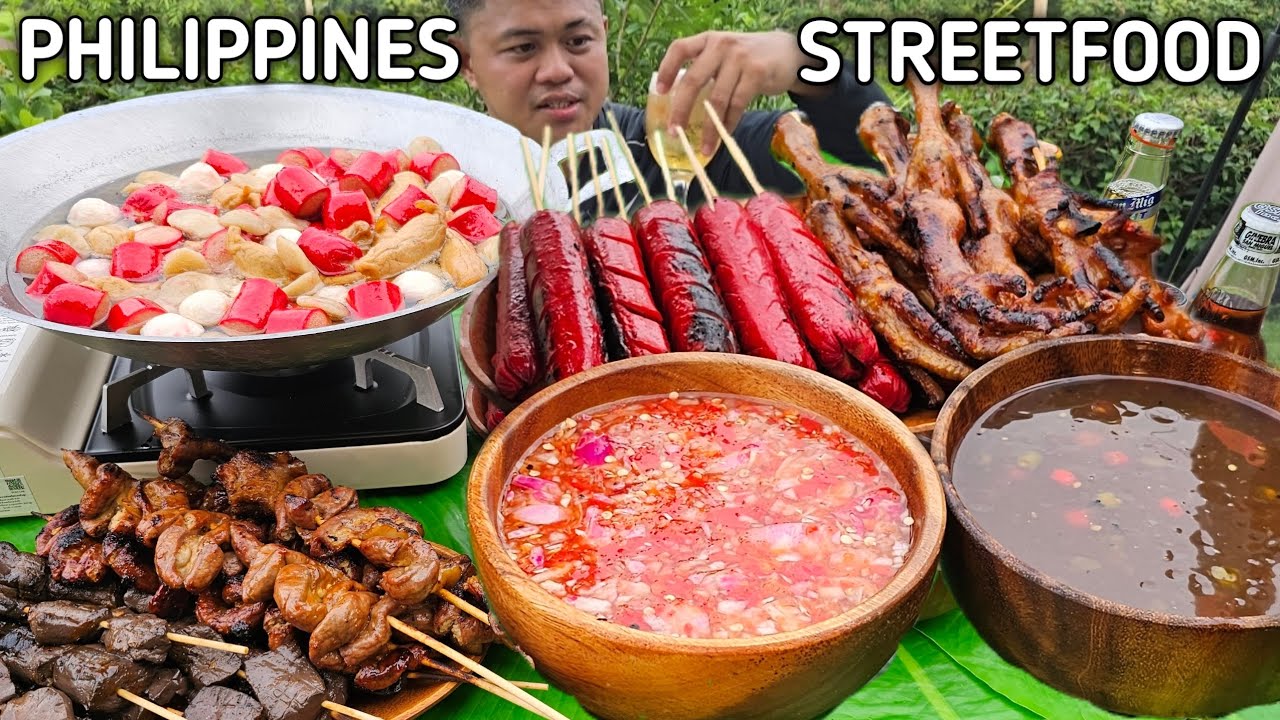 PHILIPPINES STREETFOOD | TUSOK-TUSOK | IHAW-IHAW | MUKBANG PHILIPPINES