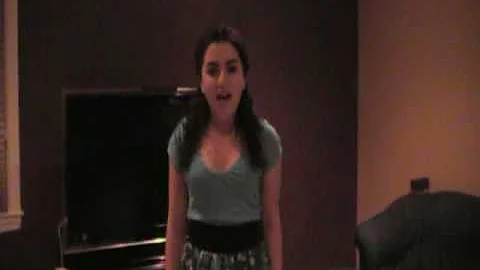 Rebecca Stark singing Take A Bow a capella