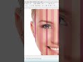 Pintura no rosto com Corel - #shorts