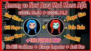 Among us Latest v2023.11.7 Mod Menu, Axey Mod Menu