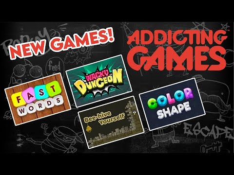 New Releases at Addicting Games! Color Shape, Wacky Dungeons, Bee-Hive Yourself, Fast Words + More!