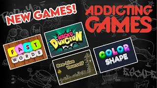 New Releases at Addicting Games! Color Shape, Wacky Dungeons, Bee-Hive Yourself, Fast Words + More! screenshot 2