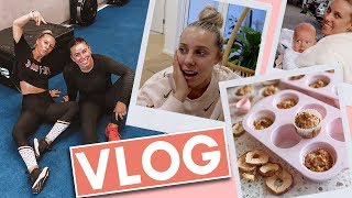 VLOG // How I Write My Workouts INTENSE 1hr Full Body Workout + Healthy, Easy Paleo Muffin Recipe