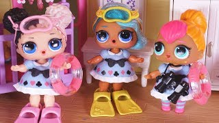 LOL SURPRISE DOLLS  Pack Up To Go On Their FIRST Vacation!