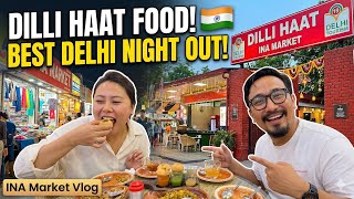 We Spent The Evening At Dilli Haat Ina! 🛍️ Shopping, Dinner & More!