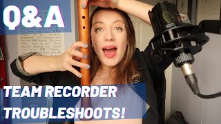 Why can't I cover the holes on my recorder? | Q&A Team Recorder