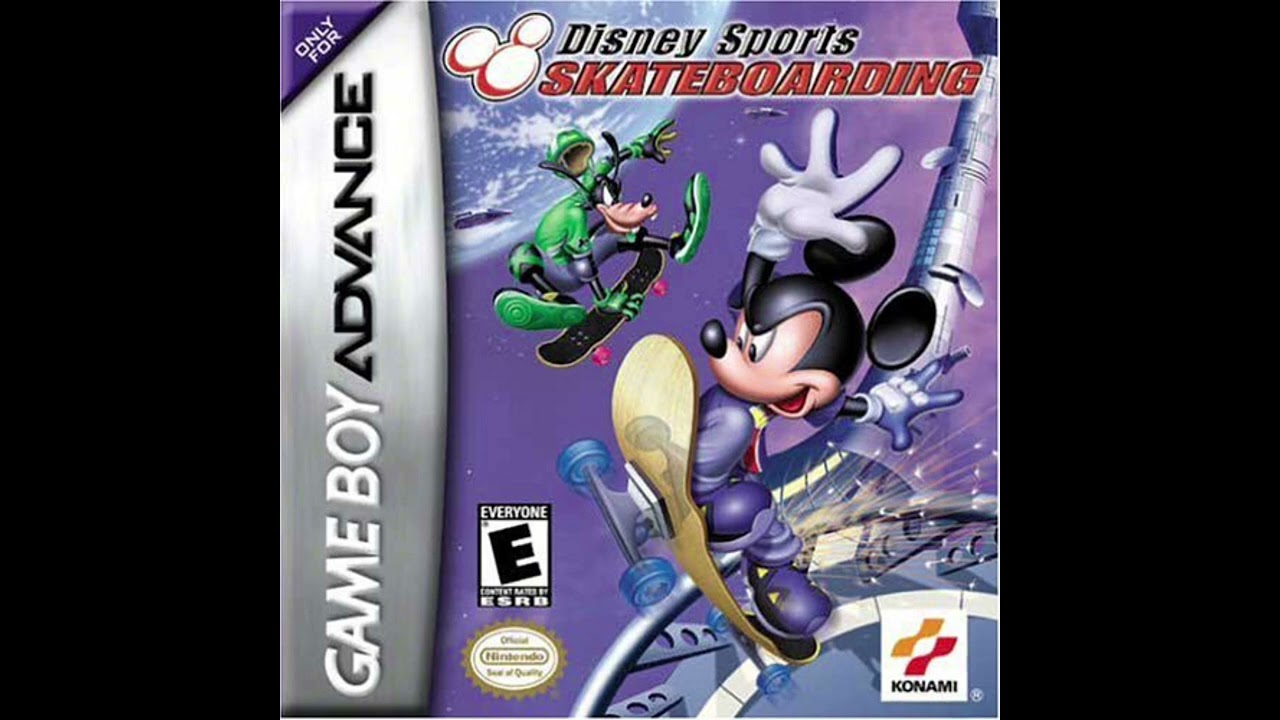 Disney Sports Skatebording (GBA) - Title Theme/Screen