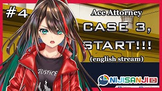 【 Ace Attorney Trilogy (part 4) 】LETS START CASE 3!! Tokusatsu?! (English stream)【 NIJISANJI ID 】