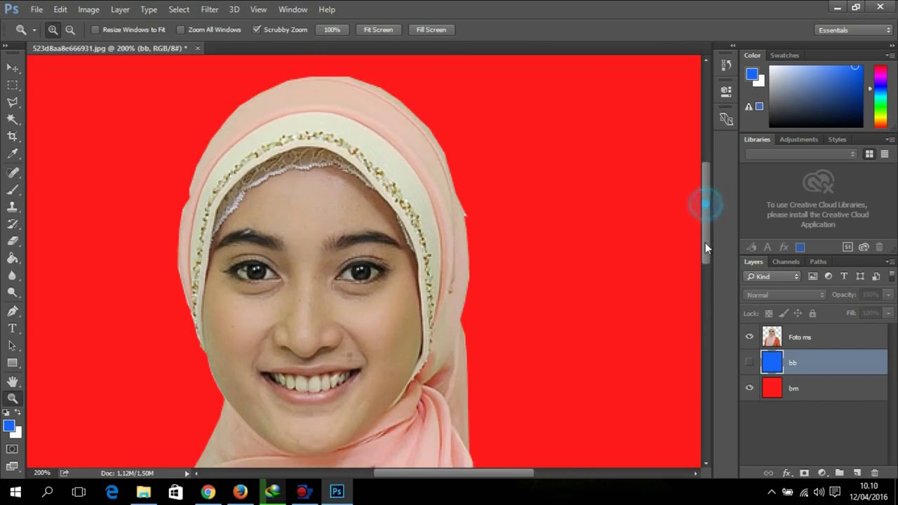 Cara Membuat Pas Foto 3x4 Di Photoshop Free - IMAGESEE