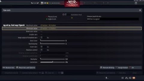 Ps4 War Thunder Controller Setup : Flight