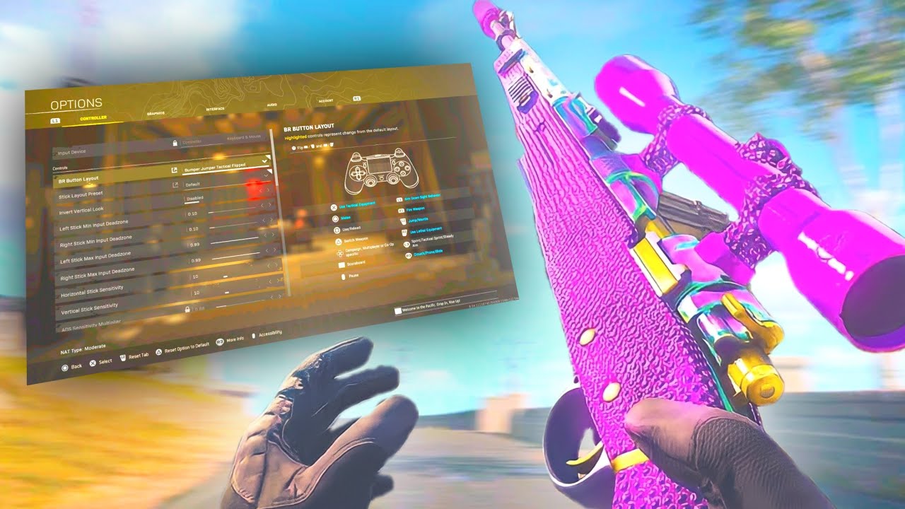 the BEST Warzone Controller Settings After Update In Warzone Season 4 ...