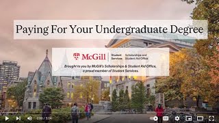 Paying for Your Undergraduate Degree