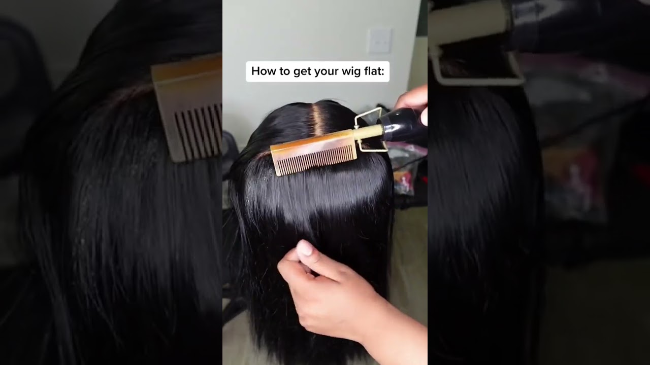 How to get your wig perfectly flat?