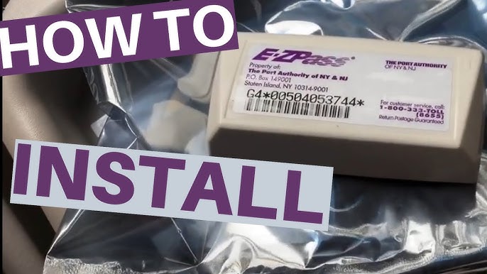 How To Mount, Reposition Or Remove EZ Pass – Sticker Shield