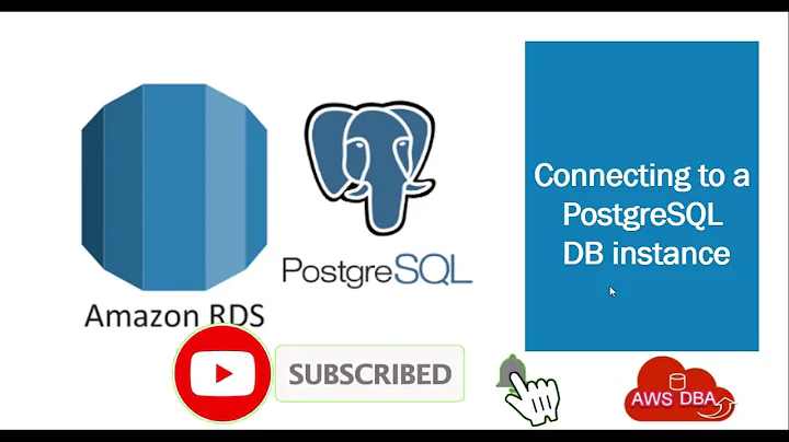 02 Connecting to a PostgreSQL DB instance