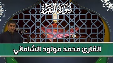 القارئ محمد مولود الشاماني تلاوة عراقيه من سورة البقرة من الاية ٣٠ إلى الآية ٦١