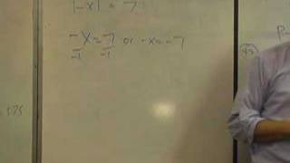 3-8 Eqtions with Absolute Value (Con't) & Proportions