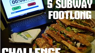 5 Subway Footlong Challenge