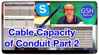 How to Workout the Cable Capacities of Conduit Appendix E On-Site Guide BS 7671 Calculations Part 2