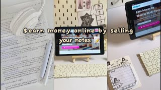 earn money online as a student by selling your notes 📝 | studypool tutorial
