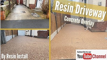 Resin Driveway Concrete Overlay By Resin Install